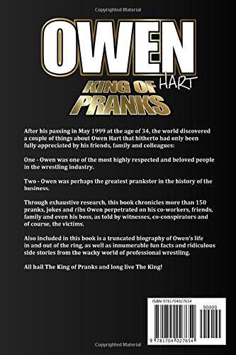 Owen Hart: King of Pranks: The Ultimate Anthology of Owen’s Greatest Ribs, Pranks and Stories - 2