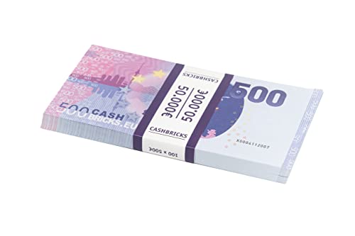 Cashbricks 100 x €500 Euro Spielgeld Scheine Bündel - 2