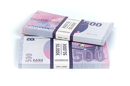 Cashbricks 100 x €500 Euro Spielgeld Scheine Bündel - 3