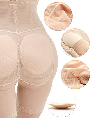 shilijia Damen Push Up Po Butt Lifter Padded Höschen Unterwäsche Nahtlose Shapewear Hip Enhancer mit Form Polster Seamless Panty - 5