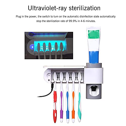 Zahnbürstenhalter mit UV-Lichtdesinfektion, Sterilisationsbehandlung der Zahnbürste – so verschwinden Keime - 3