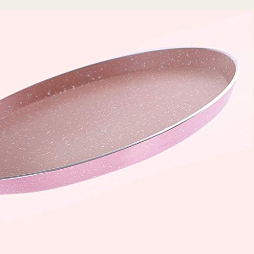 Rosa Bratpfanne Antihaft-Beschichtung Griff, Easy Pancake Omelette Tortilla Pita Pan, Aluminiumlegierung 28 Cm JIAMING - 3