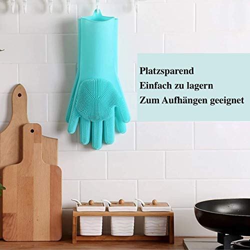 Innovative Erfindung -Küchenschwamm ALL-IN-ONE Silikon Handschuhe für die einfache Reinigung - 11