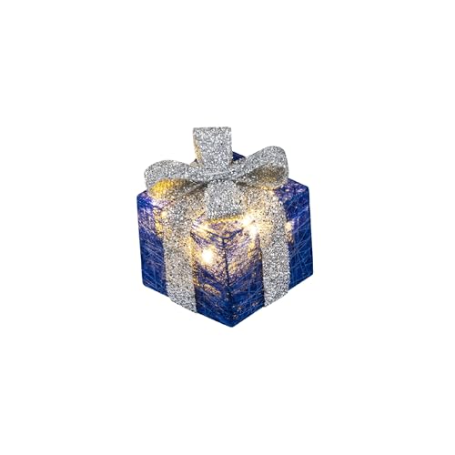 Bambelaa! 3er Led Deko Geschenke Weihnachten Leucht Boxen Timer Weihnachts Dekoration Weihnachtsdeko Beleuchtet Deko - 4