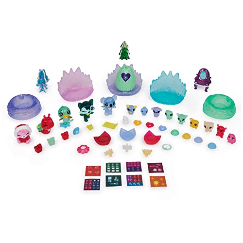 Hatchimals 6044284 – CollEGGtibles Crystal Christmas – Adventskalender mit 15 exklusiven Sammelfiguren und mehr als 24 Überraschungen - 2