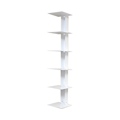 Haseform Bücherturm 90 cm (für 1m Bücher) Weiss Bücherregal Wandregal