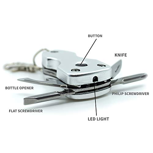 Schweizer Schlüsselanhänger Multi-Tool 5 in 1 - 2