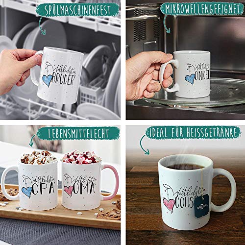 Geschenkset für die Weltliebste Schwiegermama – Tasse und Kissen – Altrosa/Verwandte/Geschenk-Idee/Liebling/Familie - 6