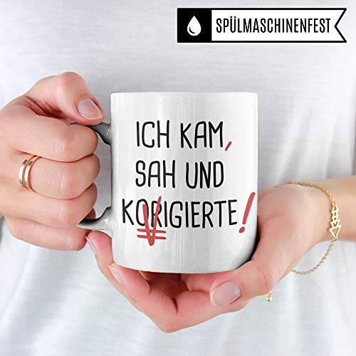 Lehrer Tasse lustig, Lehrerin Geschenk Kaffeetasse Geschenkidee Lehrerin, Kaffeebecher Lehrerin Schule Unterricht Witz - 2
