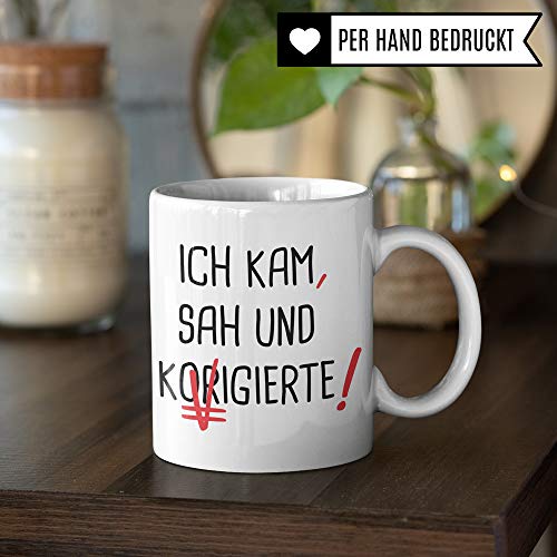 Lehrer Tasse lustig, Lehrerin Geschenk Kaffeetasse Geschenkidee Lehrerin, Kaffeebecher Lehrerin Schule Unterricht Witz - 5