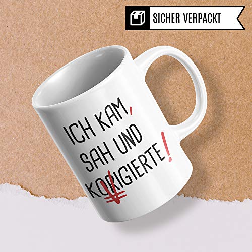 Lehrer Tasse lustig, Lehrerin Geschenk Kaffeetasse Geschenkidee Lehrerin, Kaffeebecher Lehrerin Schule Unterricht Witz - 6