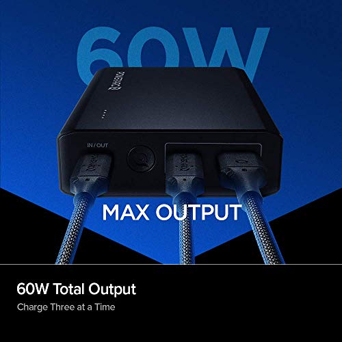 PowerArc ArcPack 60W PD Powerbank 15000mAh 3 Port USB C Power Delivery mit Typ C Kabel Kompatibel mit MacBook Air iPad Pro Air iPhone SE 11 Pro X XR XS Max Galaxy S20 S10 S9 Note 20 10 9 und mehr - 2