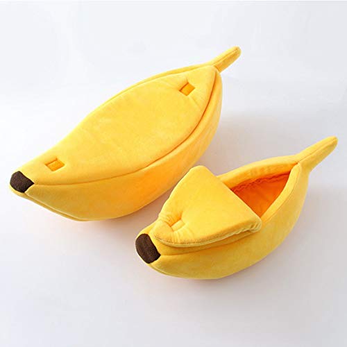 Gemütliche lustiges warmes Bananenform Haustiere Katzenbett - 7