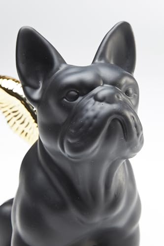 Kare Design Figur Sitting Angel Dog Deko, gold-schwarz - 3