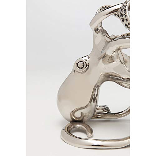 Kare Design Flaschenhalter Octopus, Aluminium vernickelt, Silber - 7