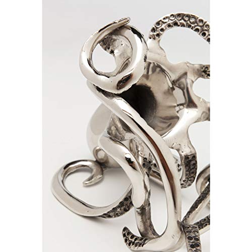 Kare Design Flaschenhalter Octopus, Aluminium vernickelt, Silber - 8