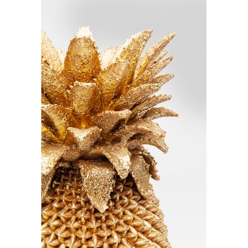Kare Design Vase Pineapple 50cm, große, goldene Blumenvase, dekorative Ananas – Vase in Gold, Dekovase Gold Tisch, Sideboard (H/B/T) 49,5×24,5×24,5 - 4
