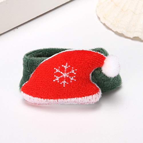 BESTOYARD 4 STÜCKE Weihnachten snap armbänder weihnachtsmann elch Weihnachtsbaum Hut Slap Bands Armband - 2