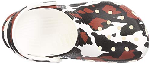 Crocs Unisex Erwachsene Classic Animal Print Clog SandalenGrau M10 / W12 - 5