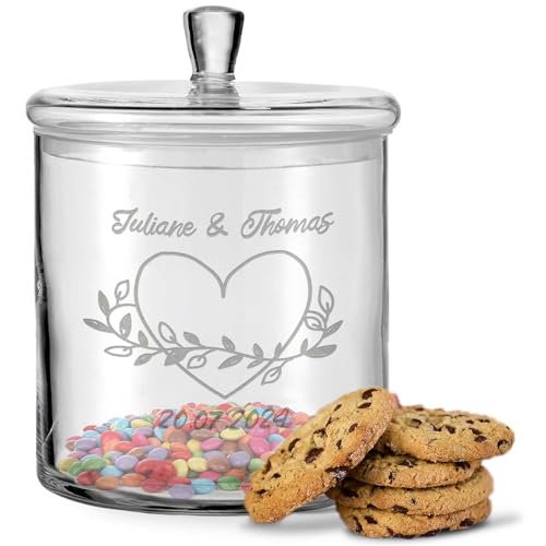 GRAVURZEILE Keksglas mit Gravur