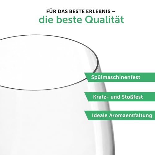 Leonardo Weinglas Ein Leben lang an Deiner Seite mit Gravur im Set – Geschenk für Paare – Liebesbeweis Liebesgeschenk für Sie/Ihn – Idee als Hochzeitsgeschenk Jahrestag oder zur Verlobung - 6