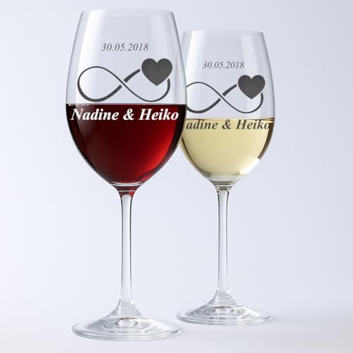 Leonardo Weingläser mit Gravur - 5