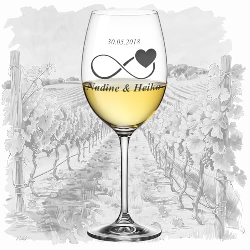 Leonardo Weingläser mit Gravur - 6