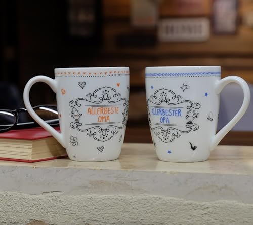 Sheepworld 59264 Lieblingstasse Allerbeste Oma, Porzellan-Tasse, mit Geschenk-Anhänger - 3