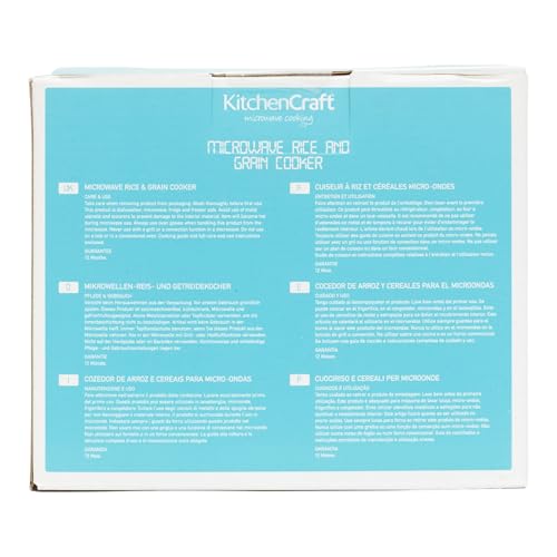 Kitchen Craft Mikrowellen-Reiskocher, 1,5 l - 10