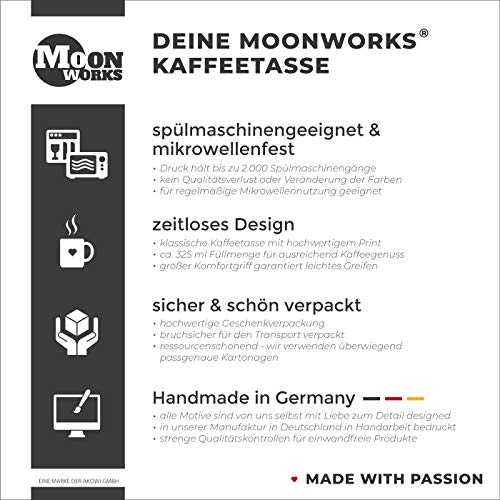 So sieht ein richtig ein richtig cooler Kollege aus Tasse Berufe MoonWorks® schwarz unisize - 4