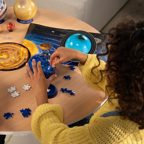 Ravensburger 3D Puzzle Planetensystem für Kinder ab 6 Jahren – 8 Puzzleball-Planeten als Sonnensystem Modell mit Poster – Modellbau ganz ohne Kleben - 2