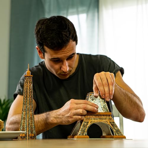 Ravensburger 3D Puzzle Eiffelturm bei Nacht mit 216 Teilen, für Kinder und Erwachsene, Wahrzeichen von Paris im Miniatur-Format, Leuchtet im Dunkeln - 2