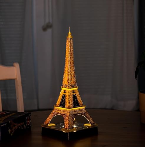 Ravensburger 3D Puzzle Eiffelturm bei Nacht mit 216 Teilen, für Kinder und Erwachsene, Wahrzeichen von Paris im Miniatur-Format, Leuchtet im Dunkeln - 5