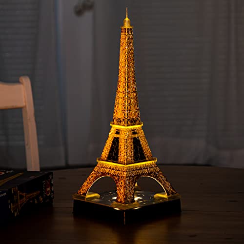 Ravensburger 3D Puzzle Eiffelturm bei Nacht mit 216 Teilen, für Kinder und Erwachsene, Wahrzeichen von Paris im Miniatur-Format, Leuchtet im Dunkeln - 7