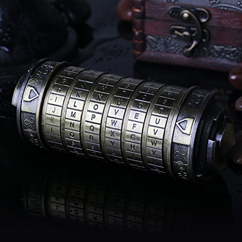 Lincman-GQF Da Vinci Code Mini Cryptex Rätsel und Puzzle für Weihnachten, Valentinstag und Geburtstag Freunde und Bekannte - 5
