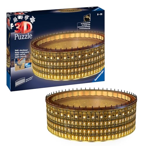 Ravensburger 4005556111480 3D 216 pièces Colisée illuminé Puzzle