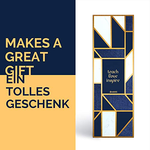 Geschenk für Lehrerin und Lehrer Edelstahl Trinkflasche Wasserflasche mit Eule lustig Erzieherin Geschenkidee als dankeschön für Weihnachten Erntedankfest Ruhestand Schule erster Schultag Schulanfang - 2