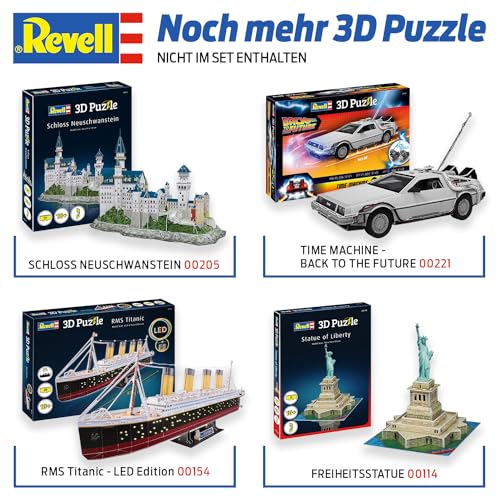 Revell 3D Puzzle 00203 Dom, die Kathedrale der Stadt Köln und eines ihrer Wahrzeichen Die Welt in 3D entdecken, Bastelspass für Jung und Alt, farbig - 5