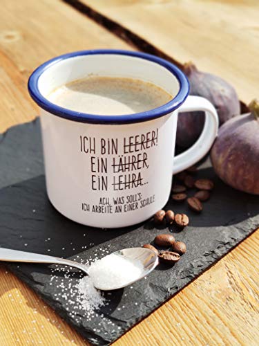 Chorchester Hochwertige Emaille Tasse – Perfekt für jeden Lehrer! - 3