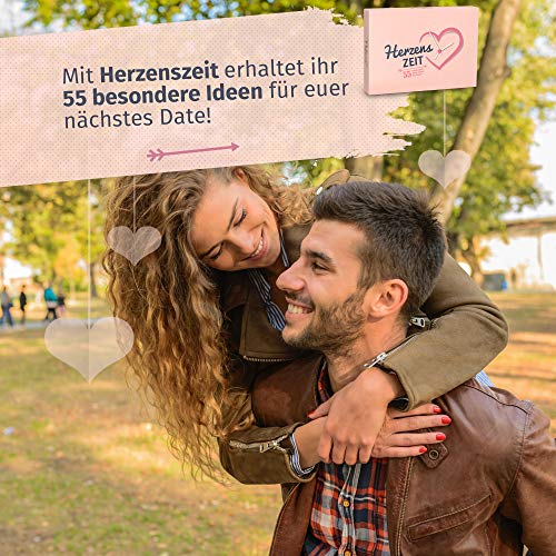 Herzenszeit – 55 ganz besondere Date-Ideen für Paare, die es noch Lange bleiben wollen – Als Geschenke für Paare oder zum Jahrestag für sie und ihn – Verlobungsgeschenk - 2