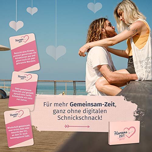 Herzenszeit – 55 ganz besondere Date-Ideen für Paare, die es noch Lange bleiben wollen – Als Geschenke für Paare oder zum Jahrestag für sie und ihn – Verlobungsgeschenk - 6