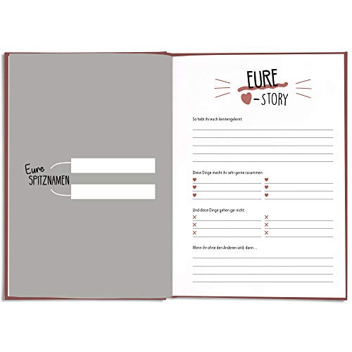 CUPCAKES & KISSES® Bucket List Buch für Paare I Tolles Geschenk für den Jahrestag, Hochzeitstag oder Valentinstag I Geschenke für Paare und Partner - 3