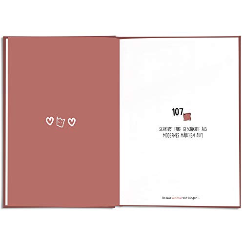 CUPCAKES & KISSES® Bucket List Buch für Paare I Tolles Geschenk für den Jahrestag, Hochzeitstag oder Valentinstag I Geschenke für Paare und Partner - 8