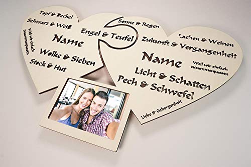 Namofactur Romantische Ich Liebe Dich Geschenke für Pärchen Paare Männer Frauen Freundin zum Geburtstag Jahrestag Hochzeit Verlobung - 2