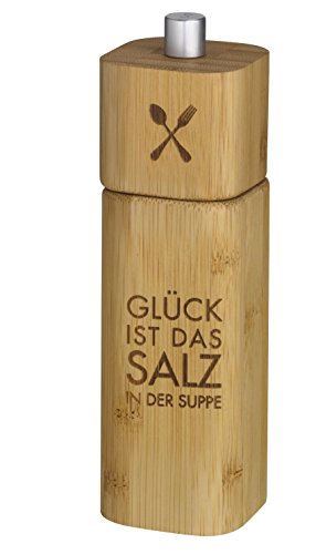 Salzmühle Glück ist das Salz in der Suppe + Pfeffermühle Liebe gibt dem Leben Pfeffer - 2