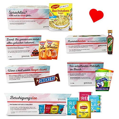 Hochzeitsgeschenk | Erste Hilfe Set für die Ehe, witziger Sanikasten | 9-teilig | Geschenk-Box zur Hochzeit / Valentinstag - 3