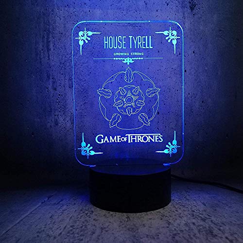 3D-Spiel Logo Illusion Lampe Weihnachtsgeschenk Nachtlicht neben   Tischlampe Jawell 7 Farben Auto Changing Touch Switch Schreibtisch Dekoration Lampen Geburtstagsgeschenk