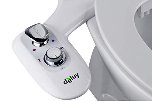 Deluy Dusch-WC, Platinum Series | Bidet mit Warmwasser (ohne Strom) | Po-Dusche, Taharet