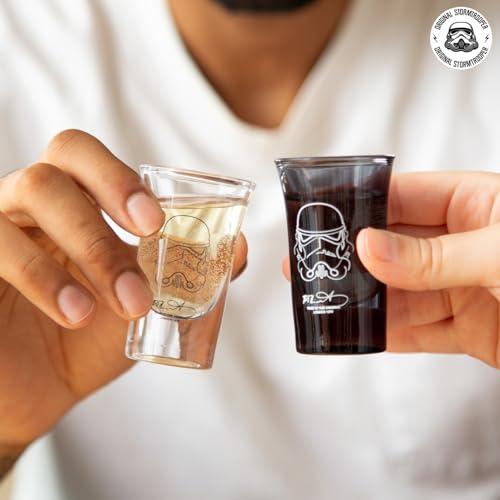 Original Stormtrooper Shot Gläser 4er Set bedruckt, aus Glas, Füllmenge je ca. 2 cl.. - 2