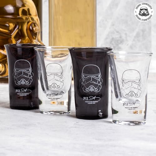 Original Stormtrooper Shot Gläser 4er Set bedruckt, aus Glas, Füllmenge je ca. 2 cl.. - 8